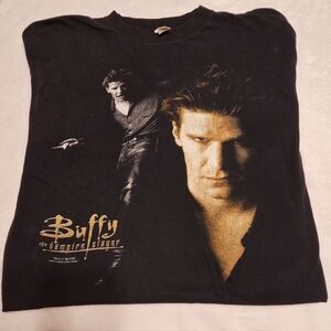 🚨 SALE! VINTAGE | Buffy the Vampire Slayer | Shirt | Angel | RARE | XL | 90s